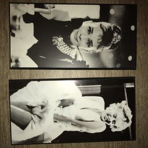 Small Marilyn Monroe & Audrey Hepburn frame